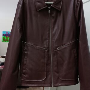 JF J.Ferrar Burgundy Jacket